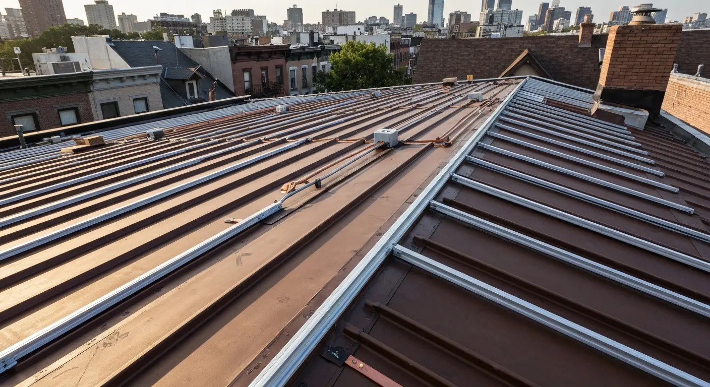 Solar-ready roof installation