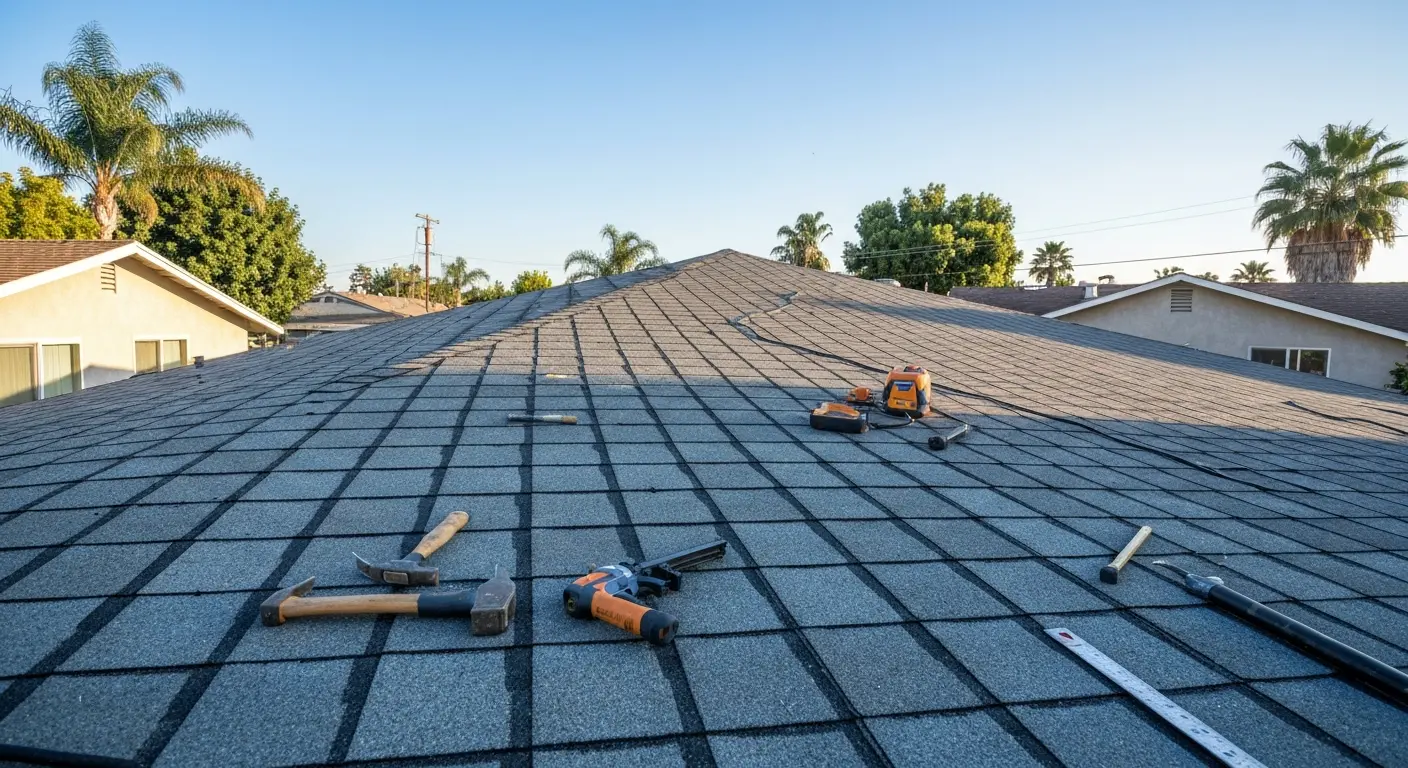 Full roof replacement in Whittier