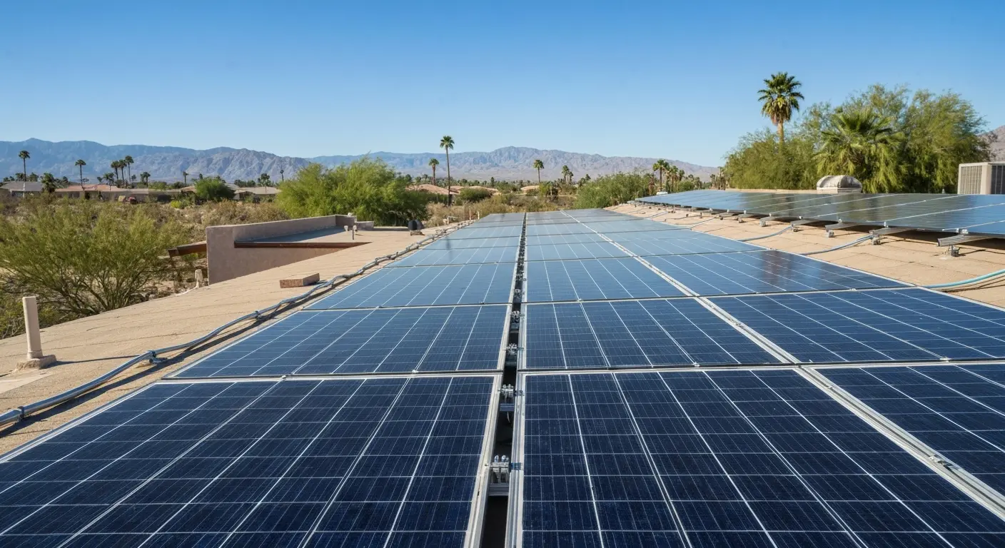 Solar panel installation Desert Hot Springs