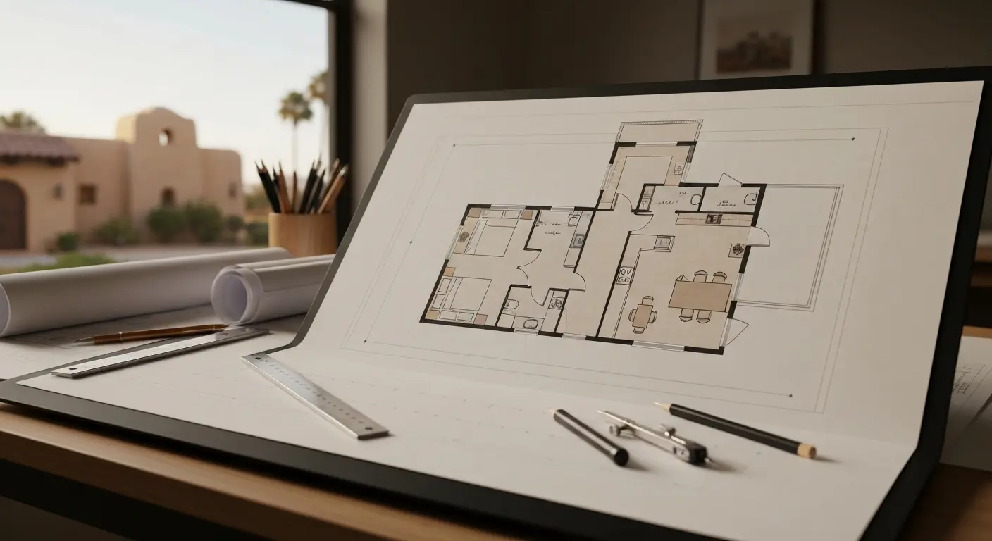 ADU design and floor plan