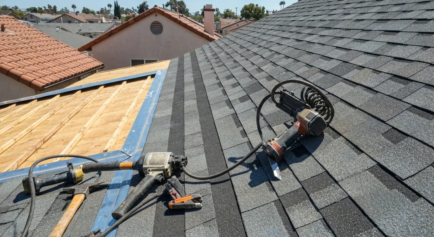 Roof repair in West Covina