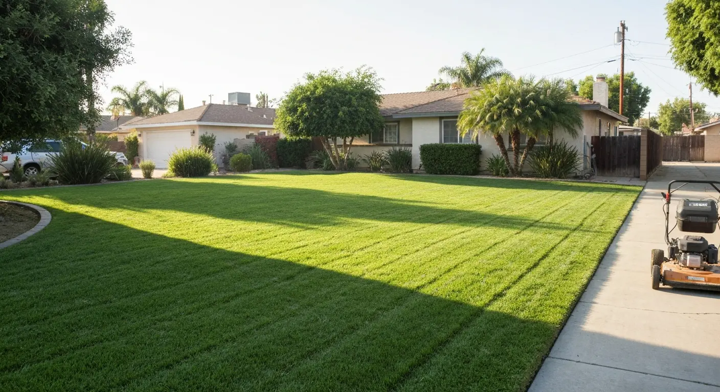 Professional lawn care service