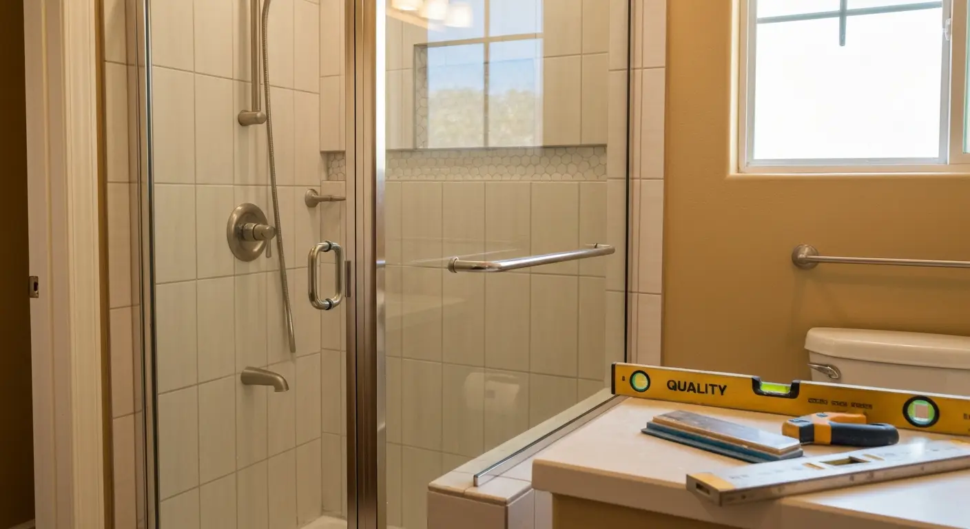 Tub to shower conversion