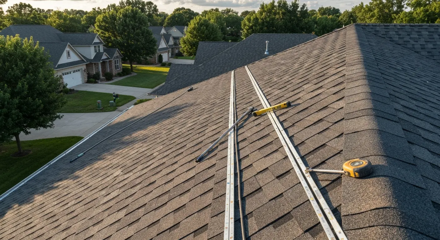 New roof installation