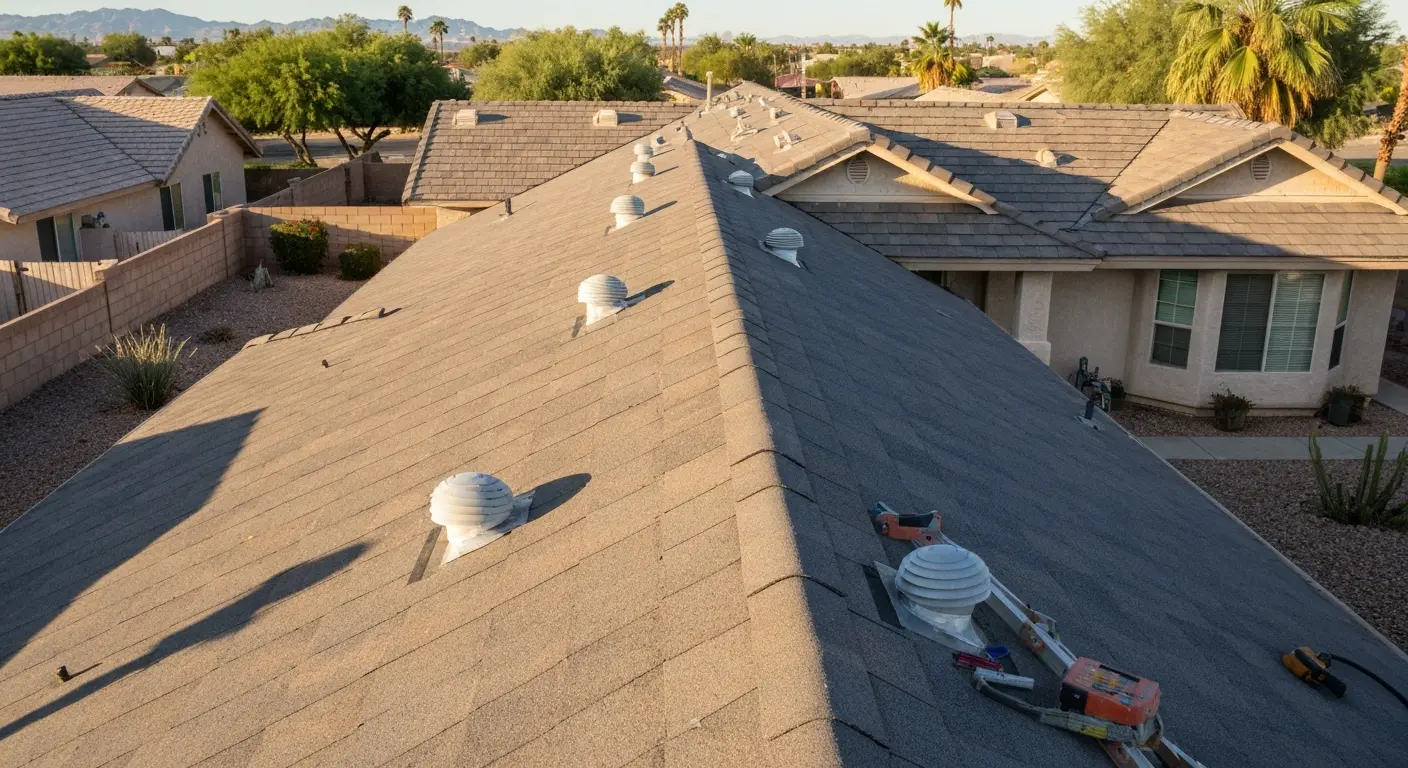 Roof installation in Desert Hot Springs