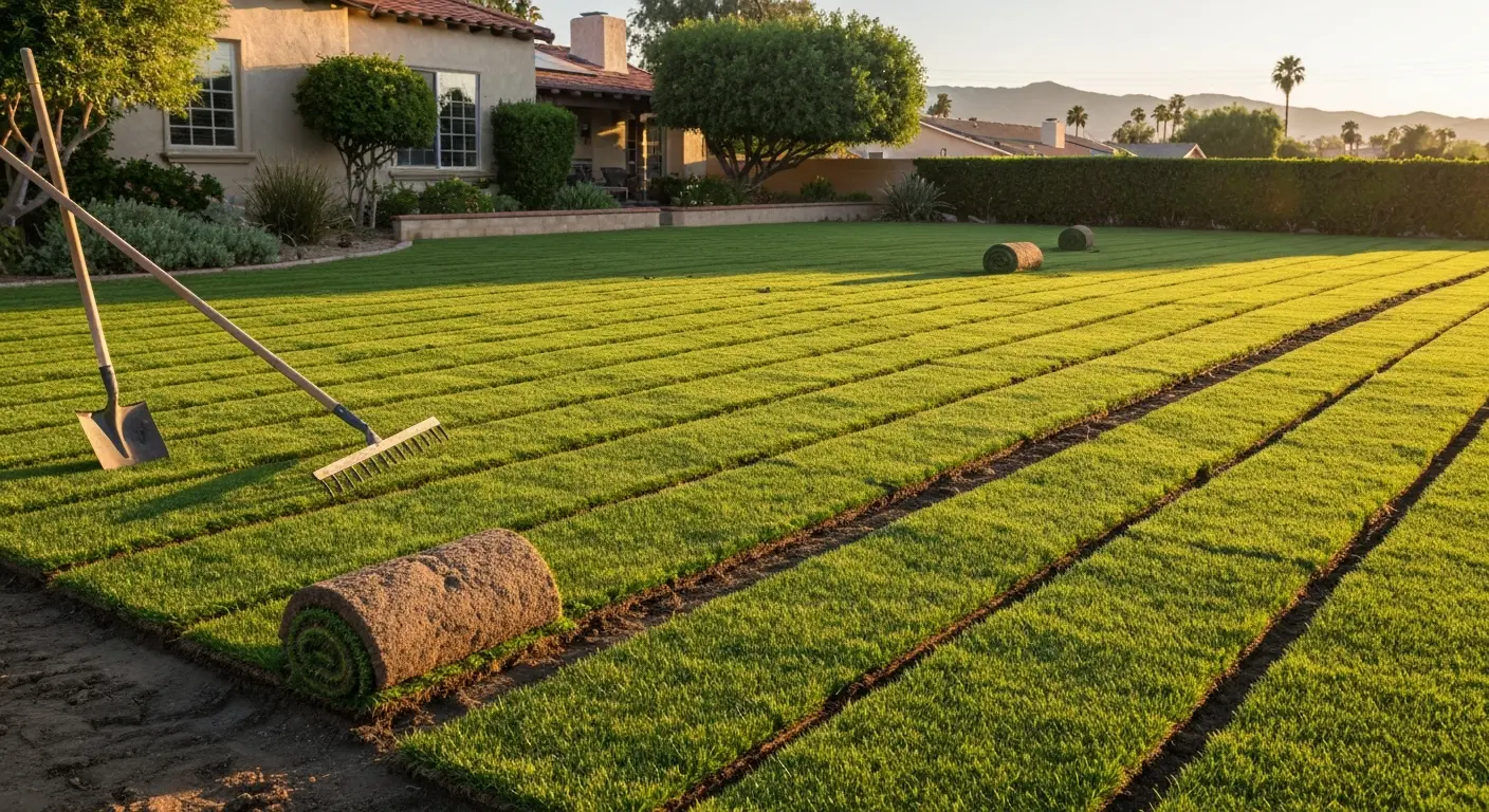 Lawn installation