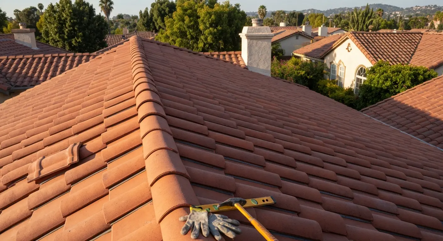 New roof installation in West Covina