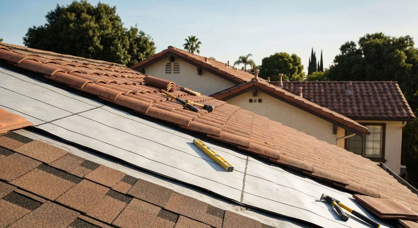 Roof repair in Whittier