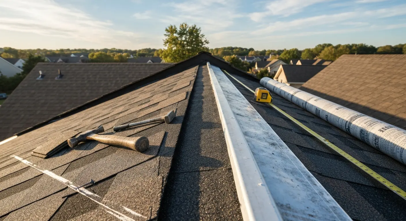 Roof repair work in Lancaster