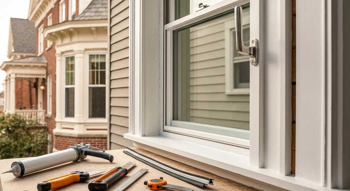 Casement window installation