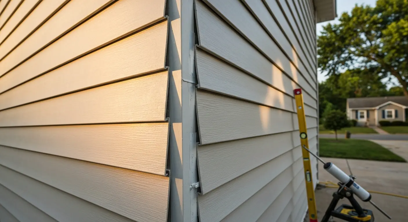 Siding repair work