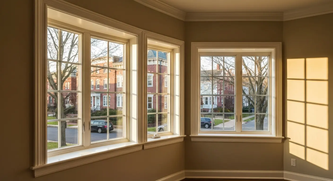 Bay and picture window installation