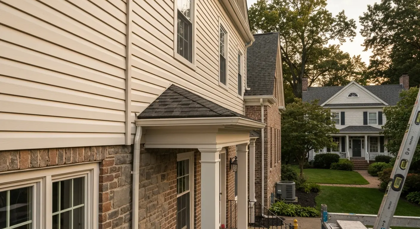 Vinyl siding installation