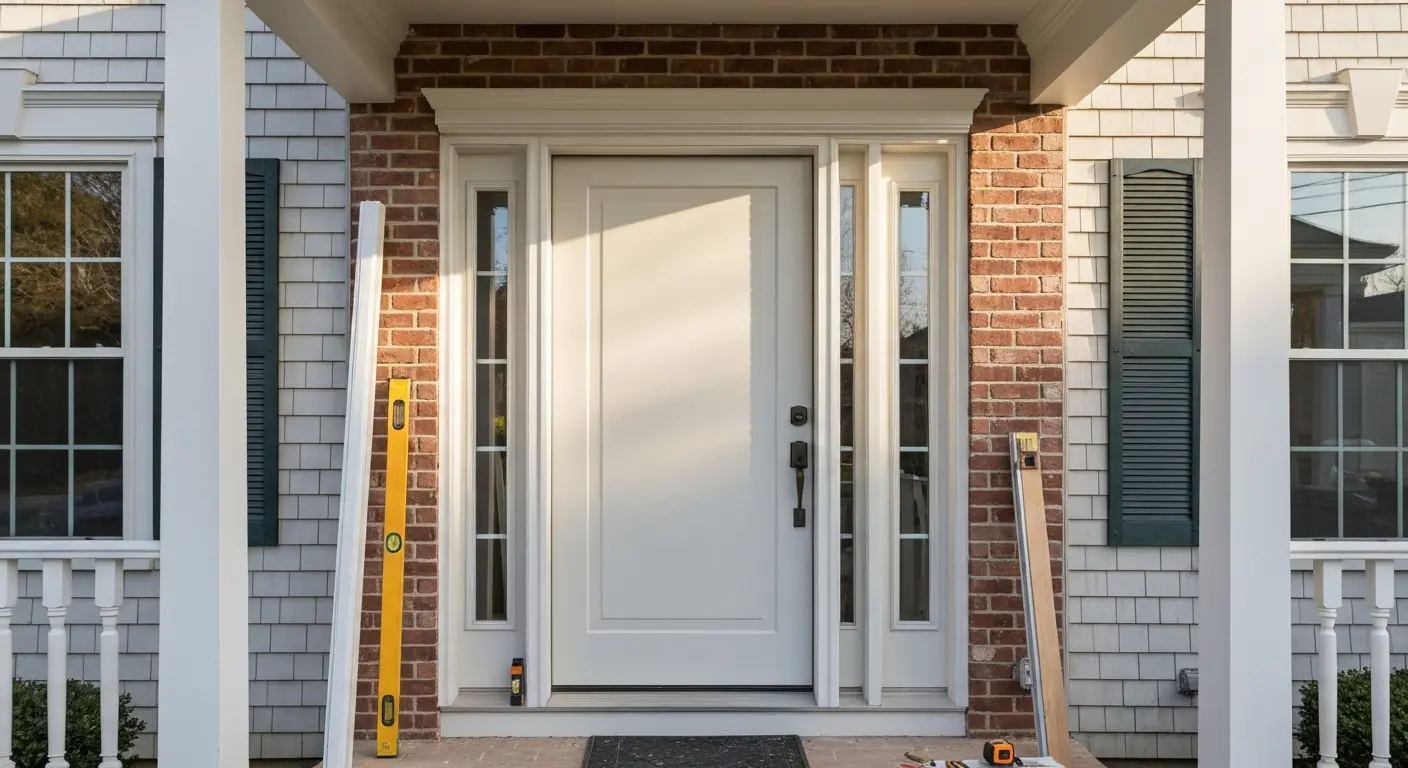 Entry door installation