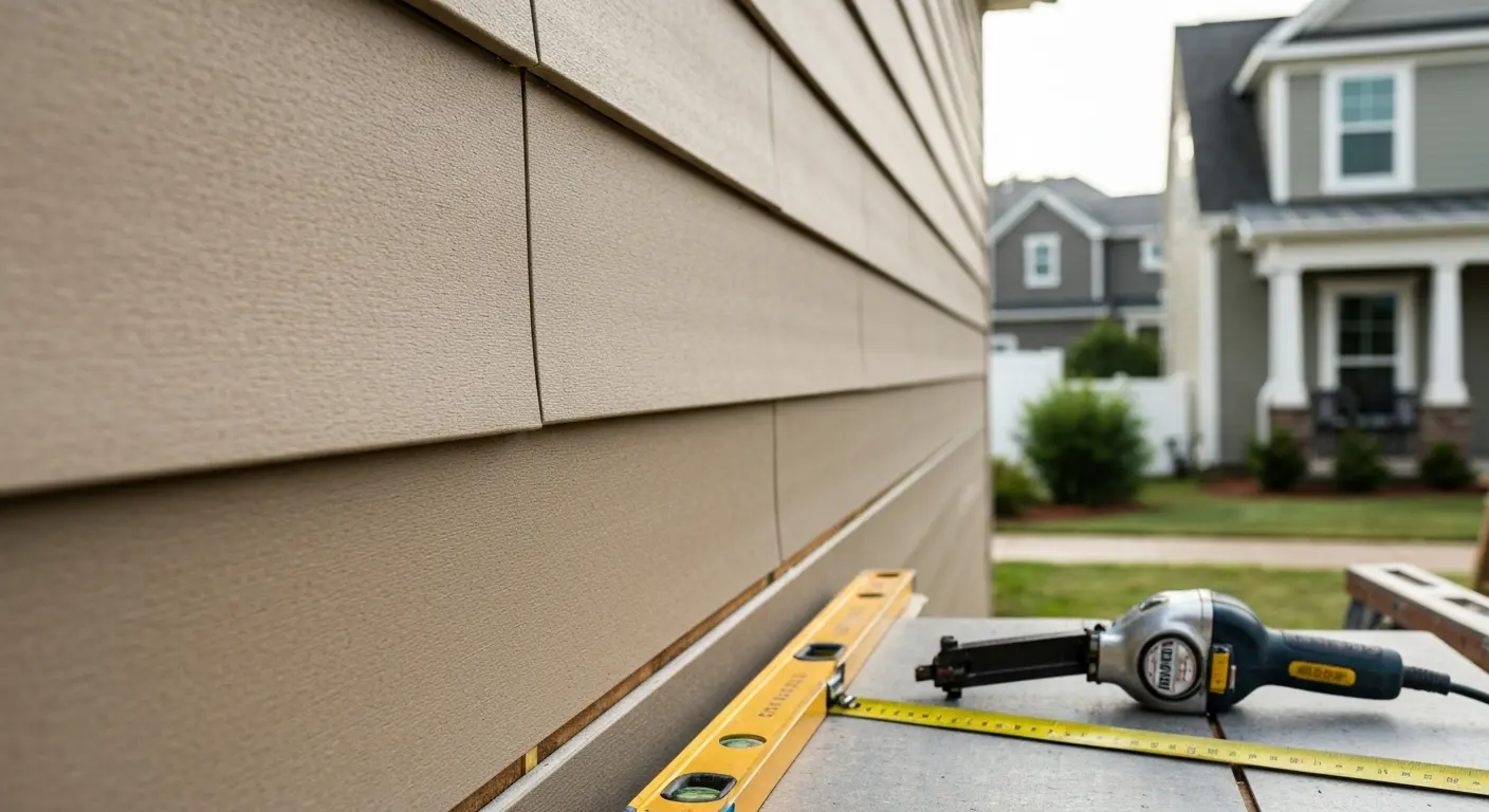 Fiber cement siding installation