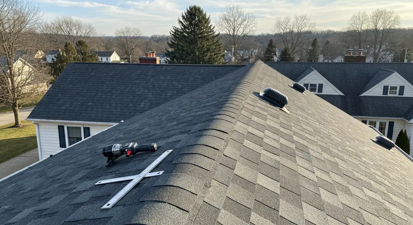 New roof installation