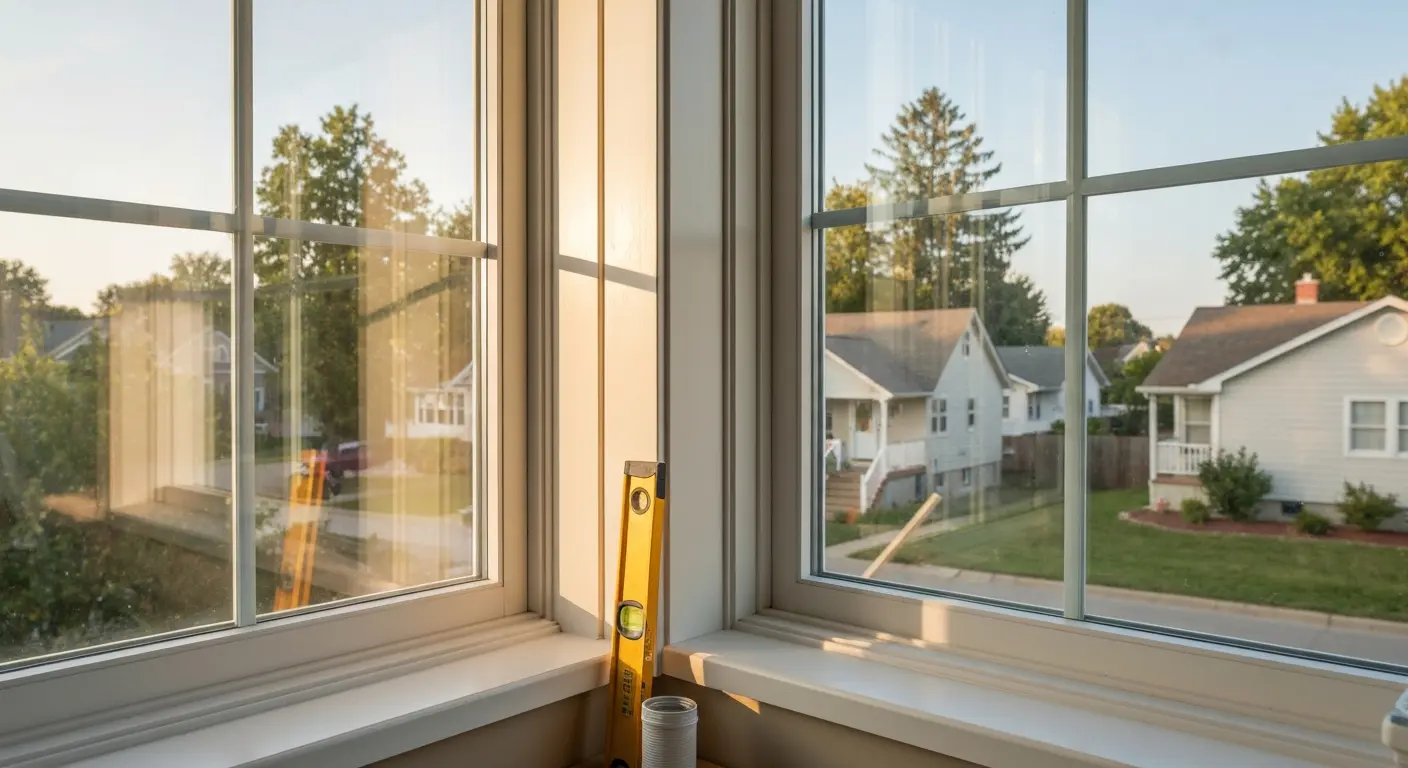 Specialty window installation project