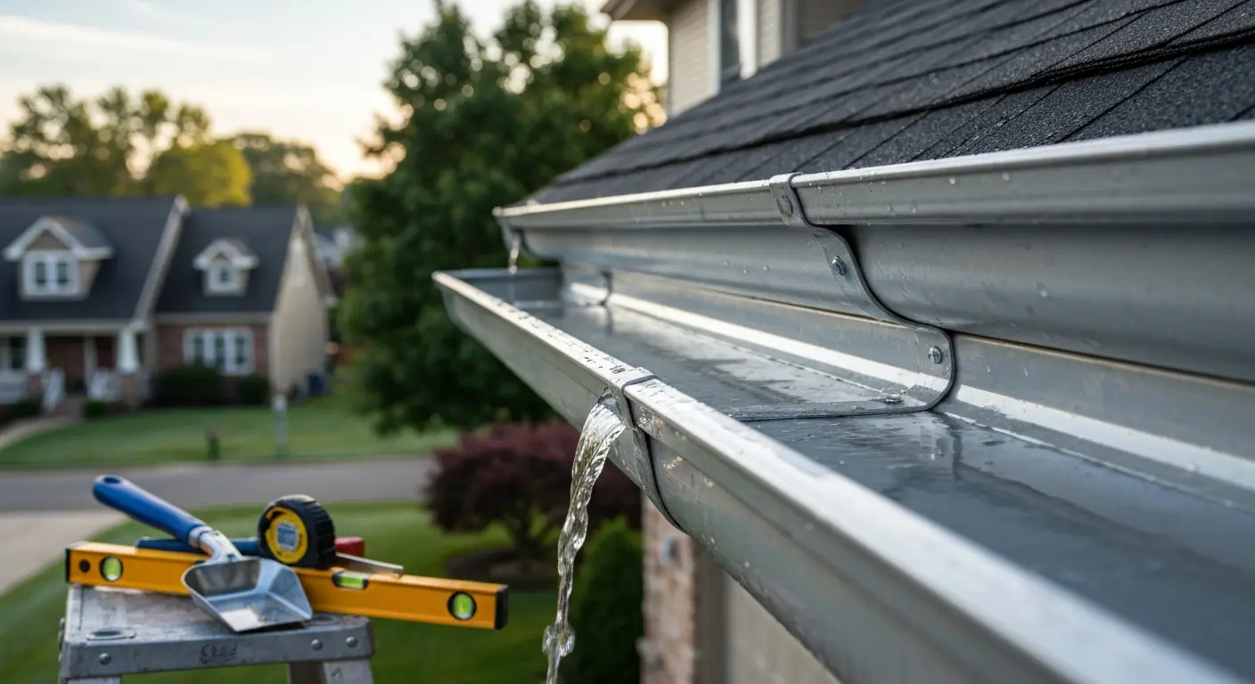 Gutter installation detail