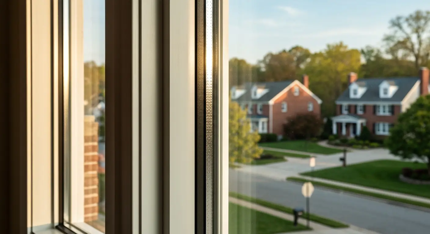 Energy-efficient window detail with low-E coating
