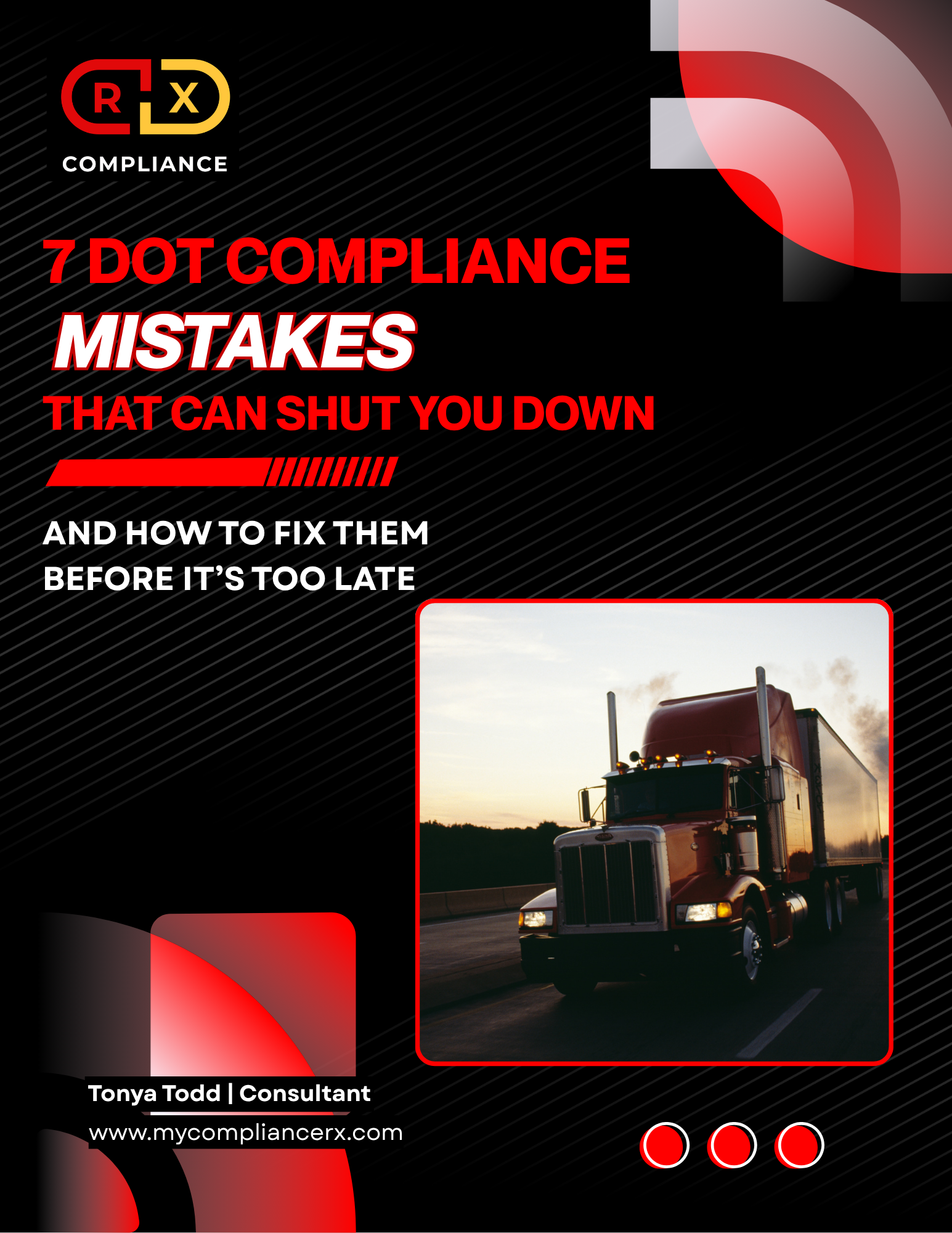 7 DOT compliance mistakes eBook cover”