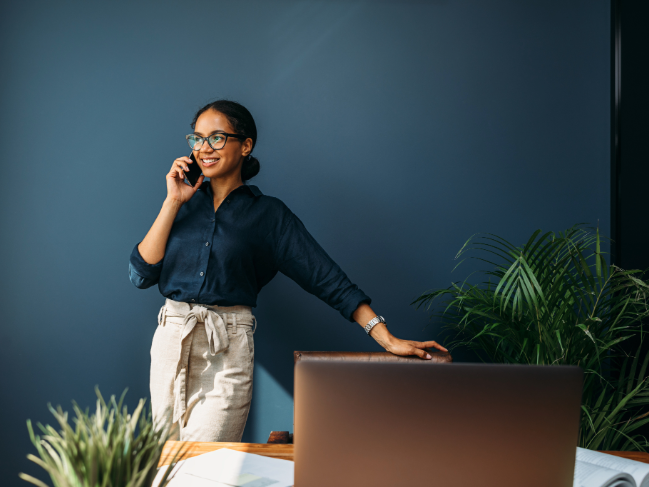 Partners discussing strategy