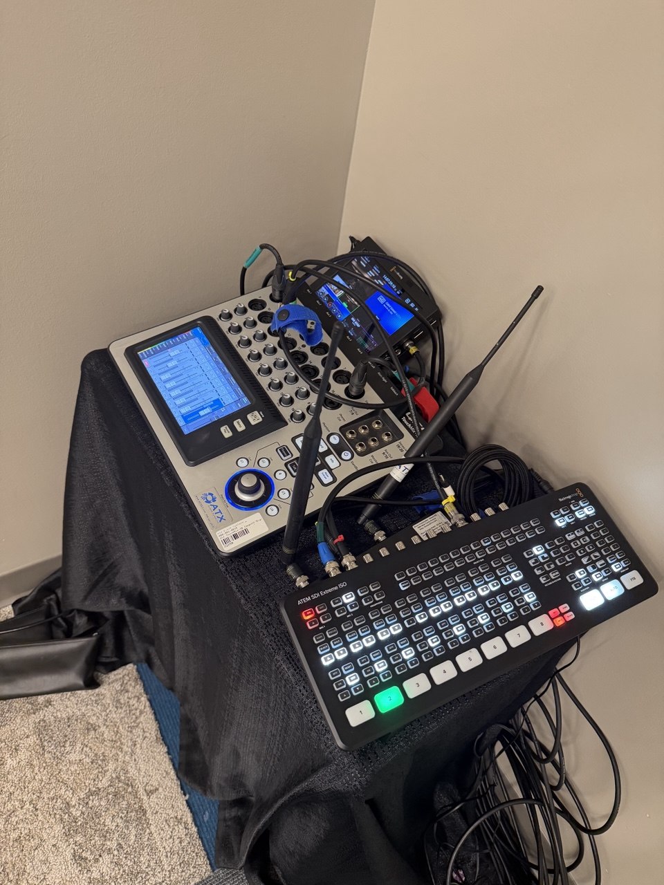 FOH / Monitor Setup