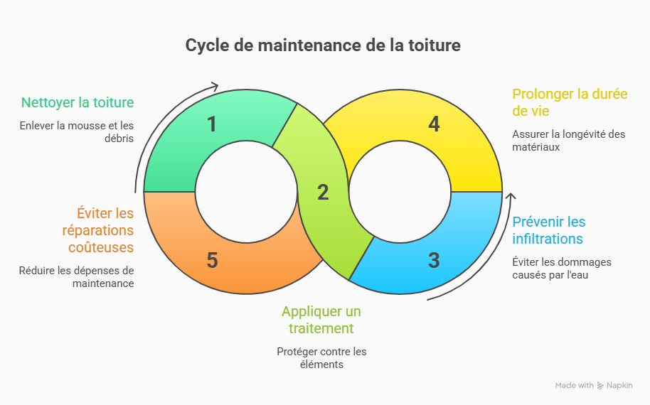 Impact de l’entretien préventif sur la toiture avant l’été pour éviter infiltrations et dégradations