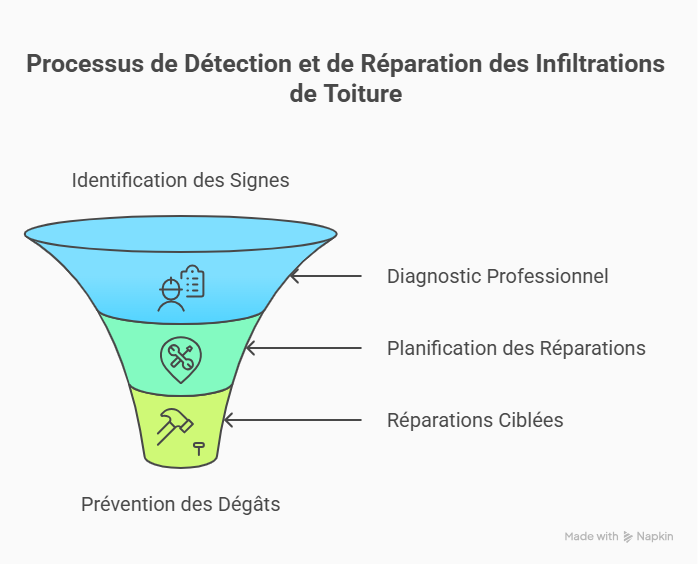 Guide pratique pour détecter les infiltrations de toiture avant les dégâts Guide pratique pour détecter les infiltrations de toiture avant les dégâts