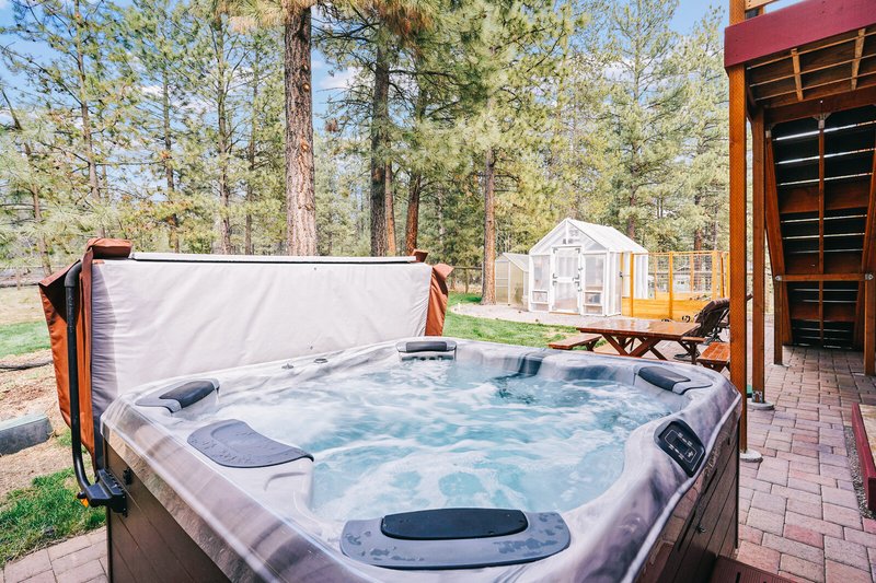 Private Backyard With Jacuzzi