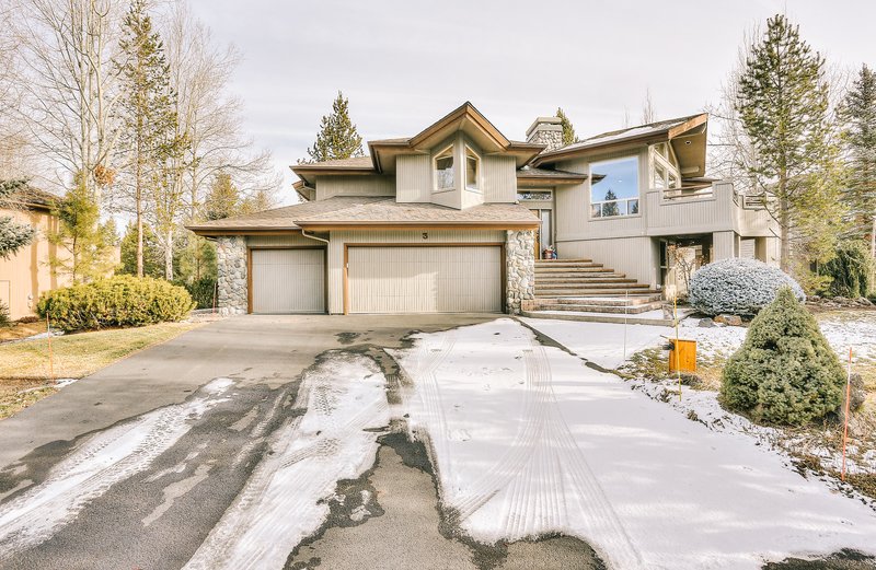 Snowy Exterior Front of House