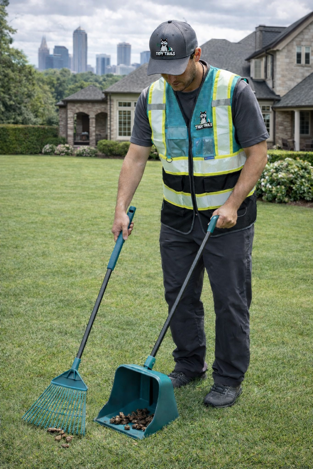 Uniformed Tidy Tails technician