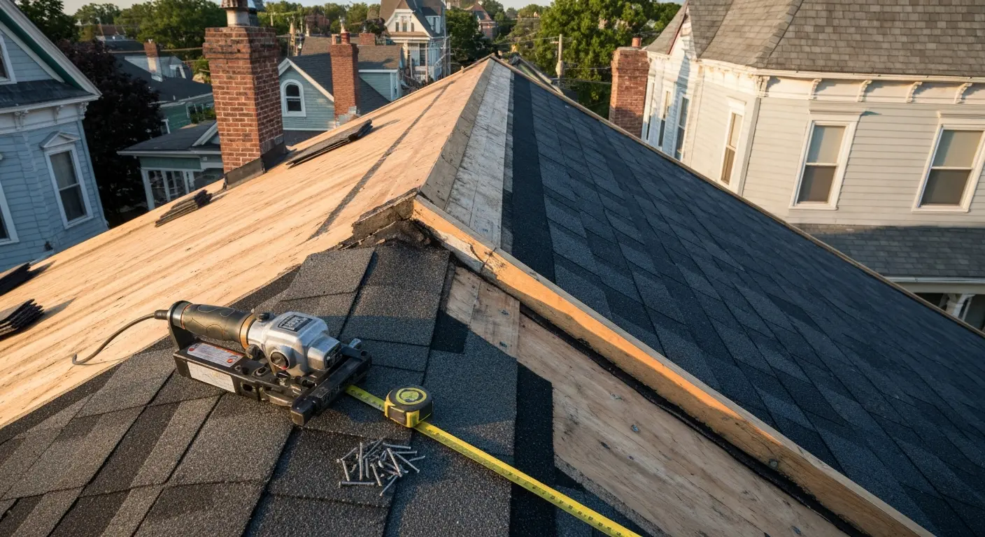 Millville historic roofing project