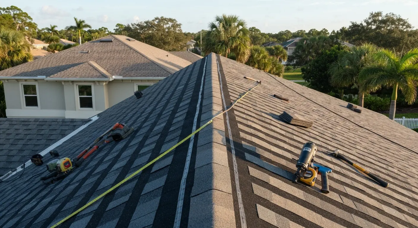 Roof replacement project