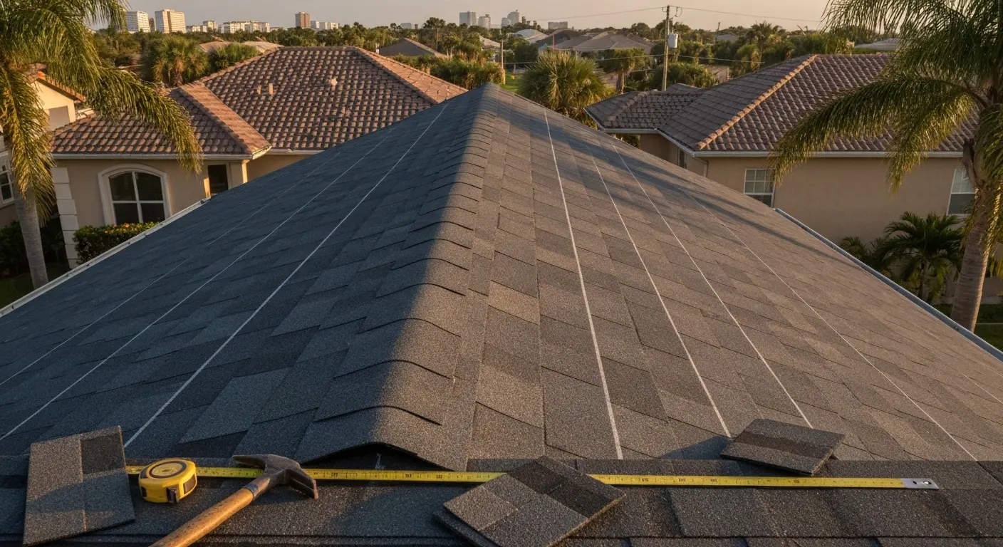 Complete roof replacement project
