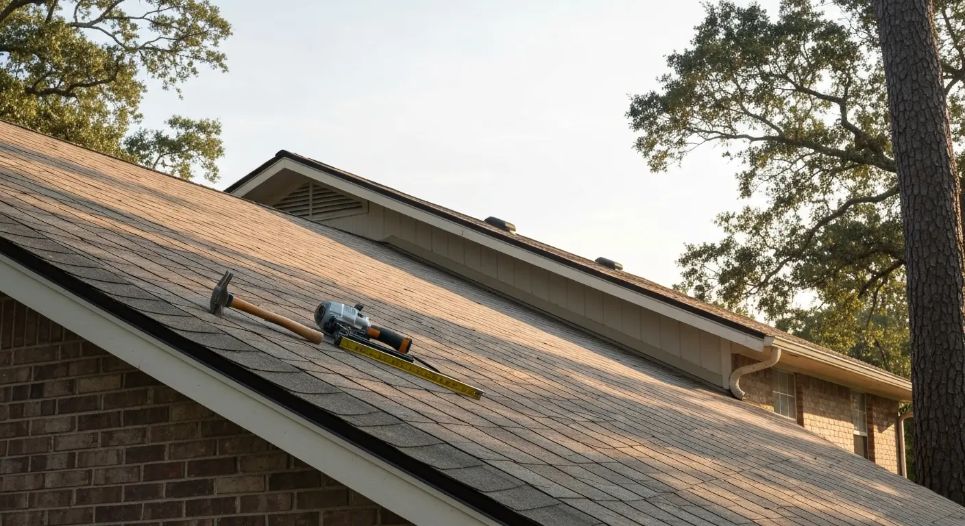 Roof replacement work