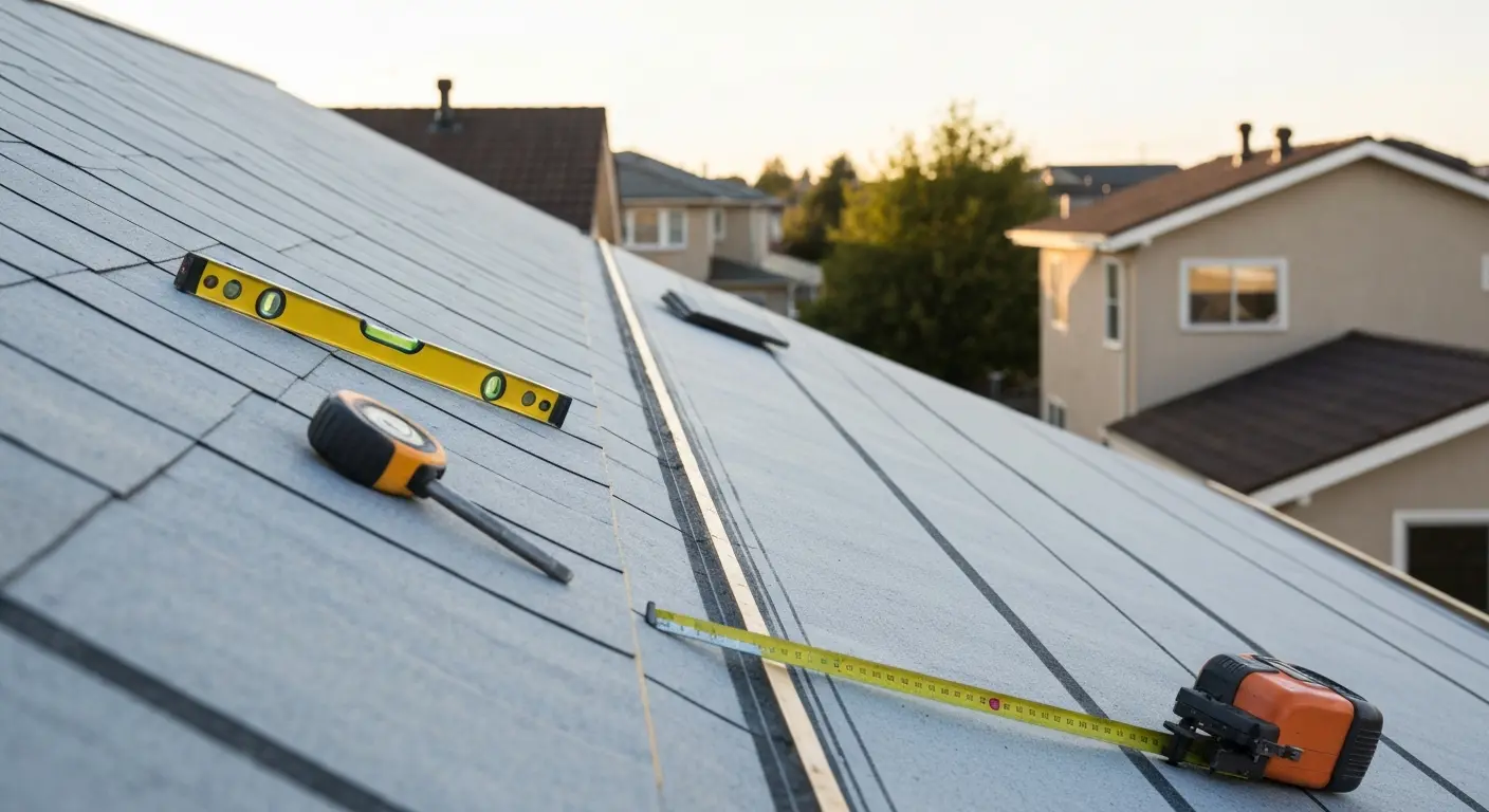 Roof overlay installation
