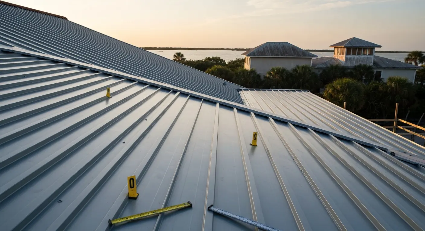 Waterfront property roof reinforcement