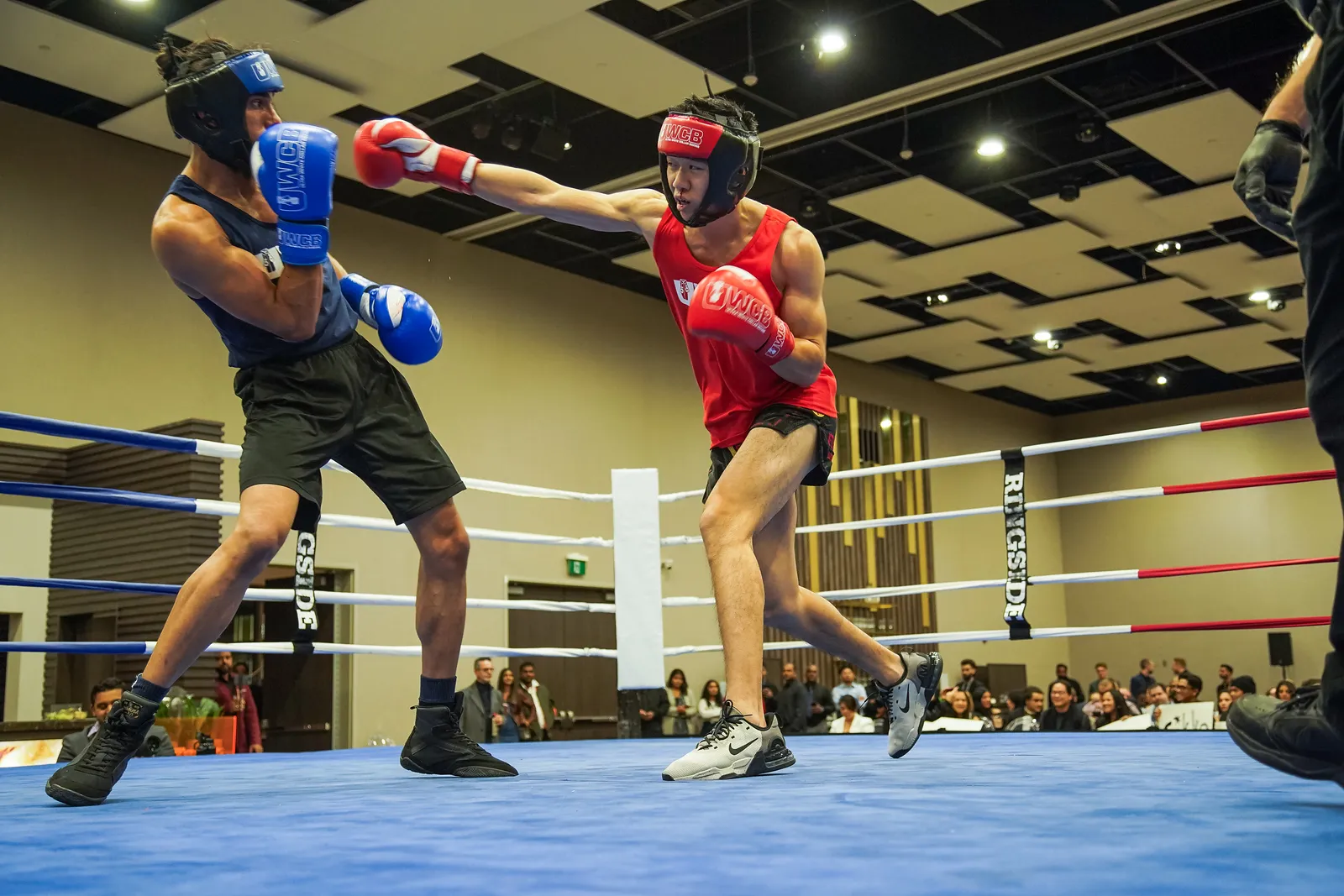 Prabh's first charity boxing match, November 2024, photo 3 of 4