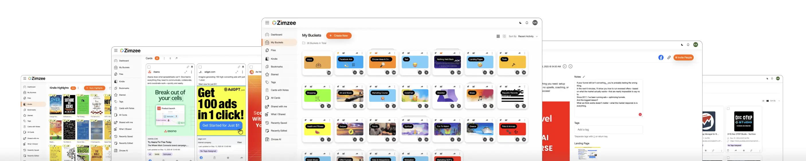 Zimzee Stack Features
