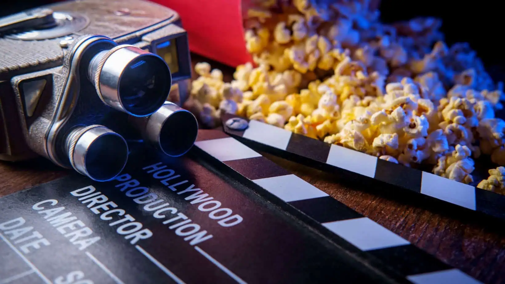 Popcorn und Kamera