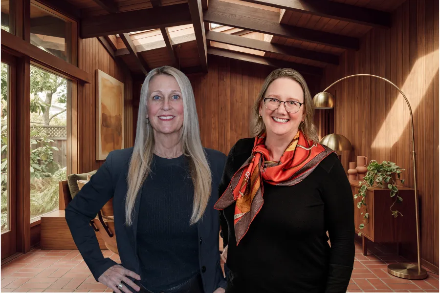Lisa Taylor and Theresa Mitchell