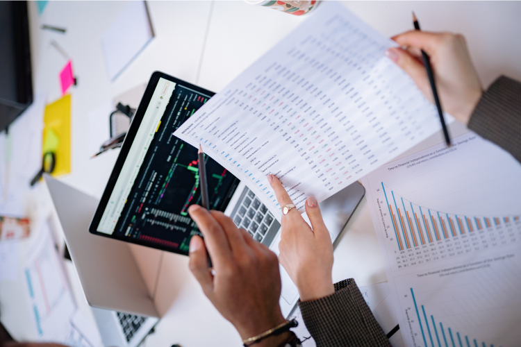 Checking financial data