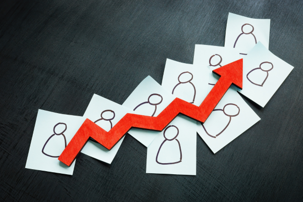 chasing leads marketing concept