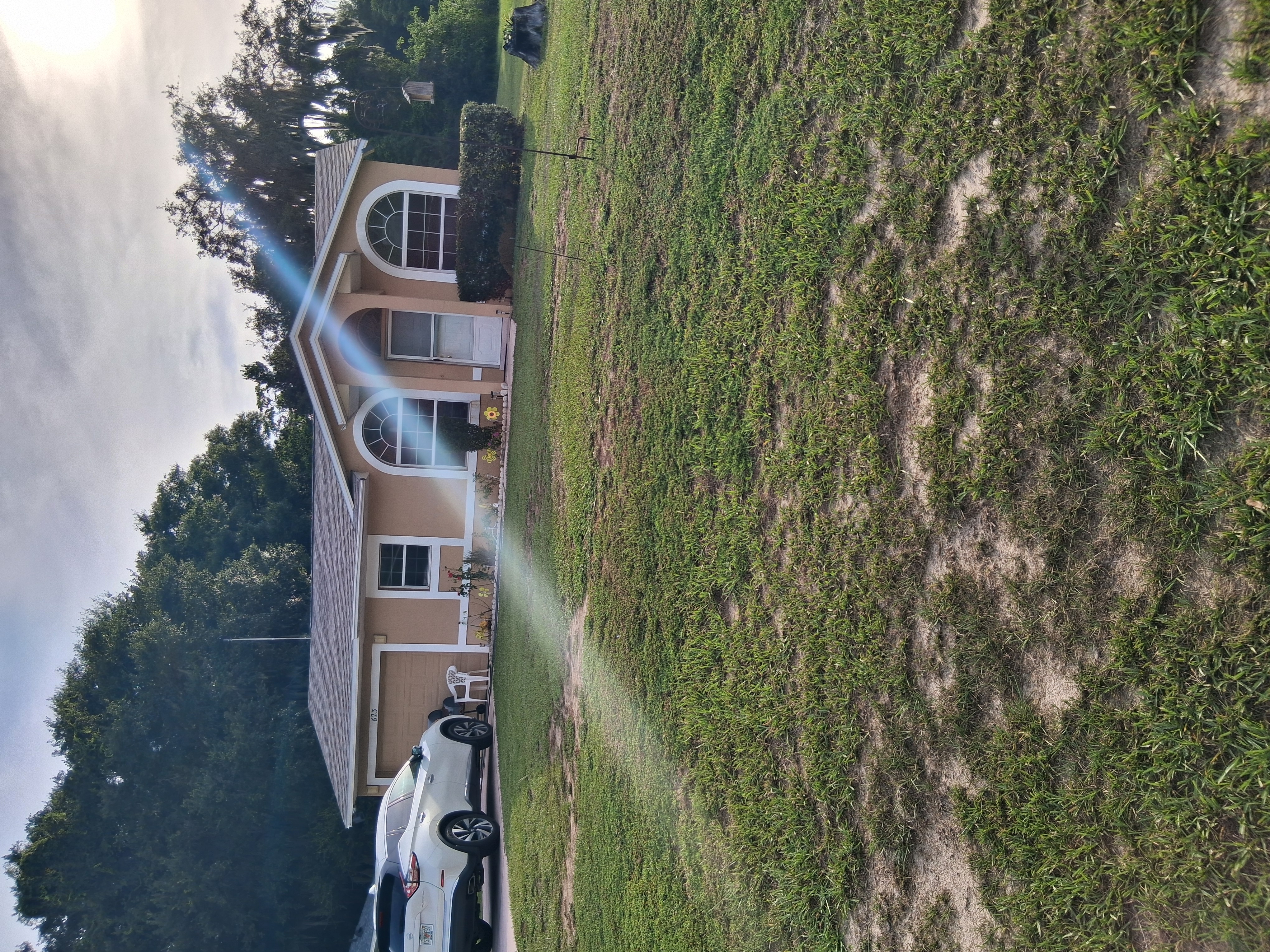 Residential lawn maintenance