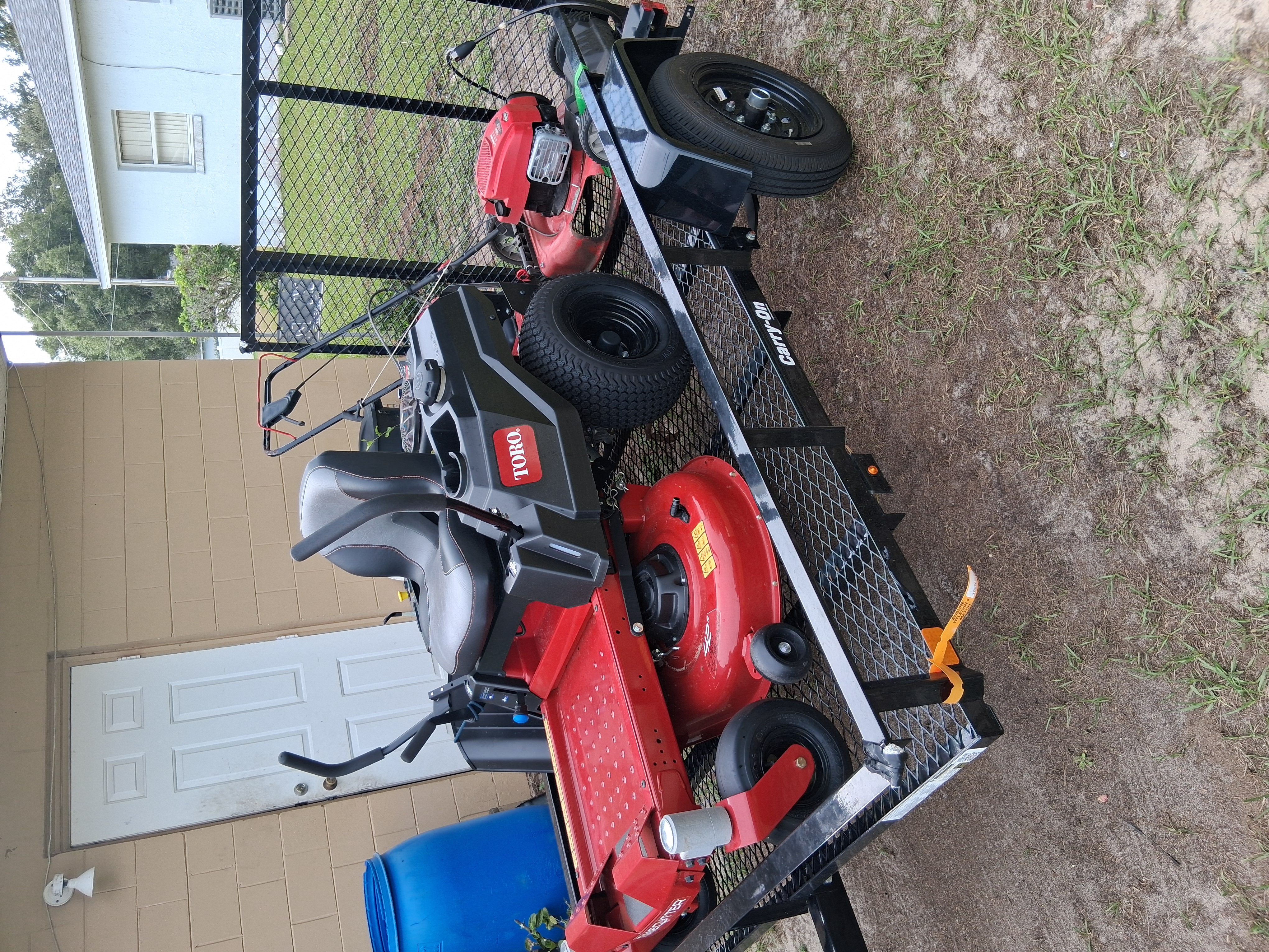 Residential lawn maintenance