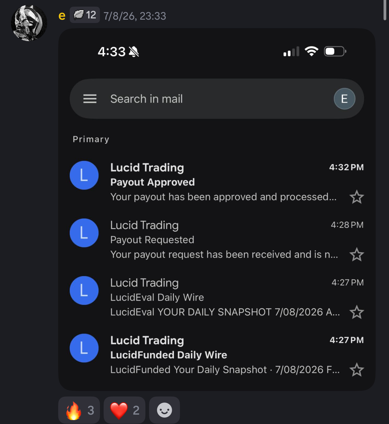 Pew Trades Student Result 4
