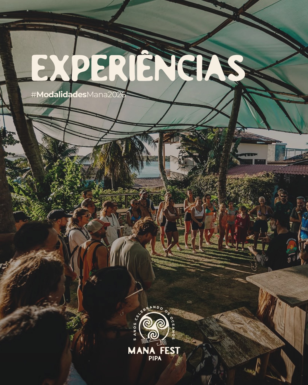 Flyer da modalidade Experiências Oceânicas