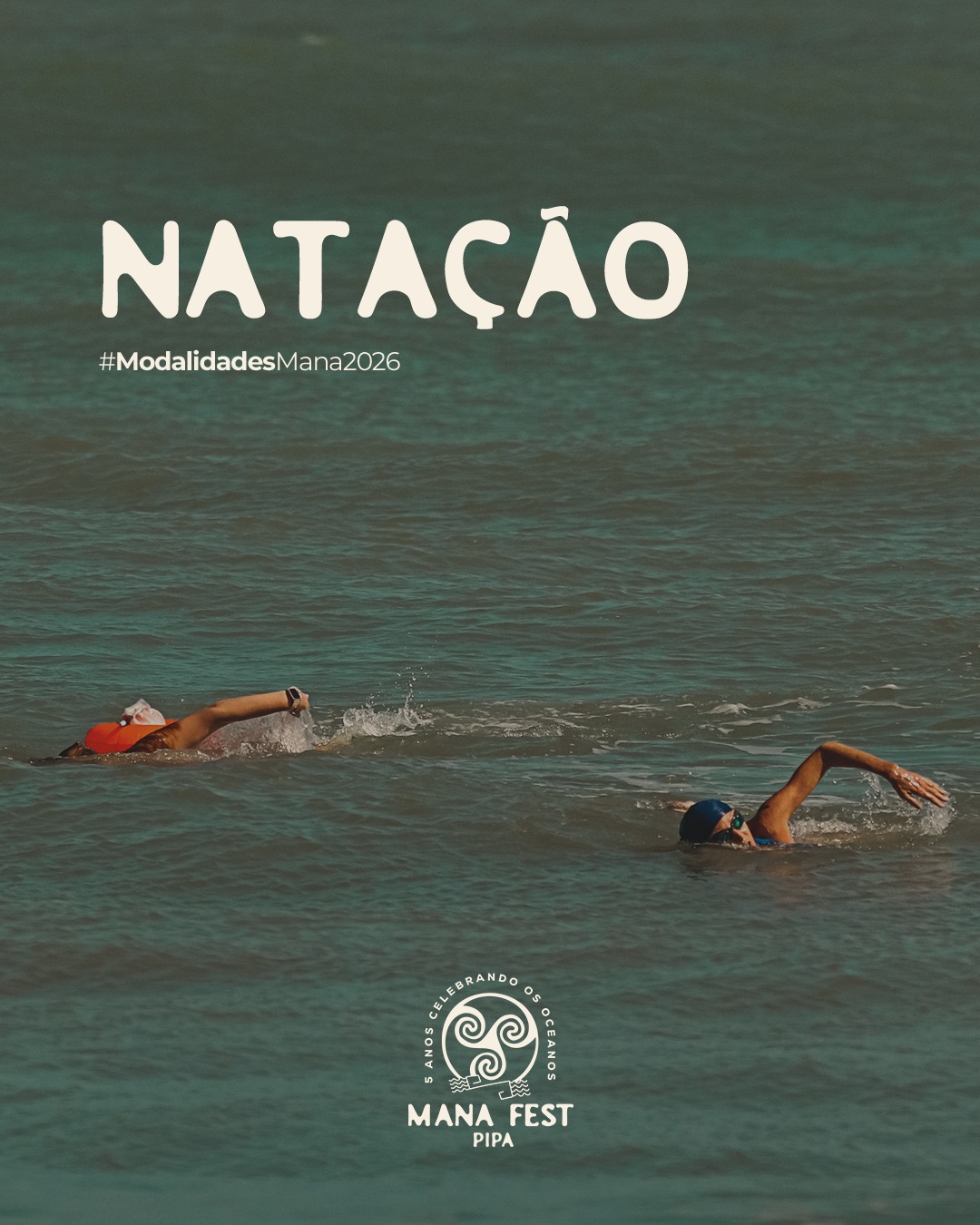 Flyer da modalidade Natação 1500m