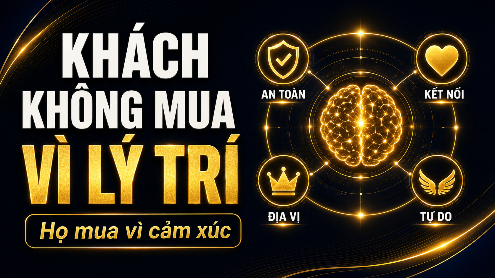 Khách hàng không mua vì lý trí mà ra quyết định mua bằng cảm xúc