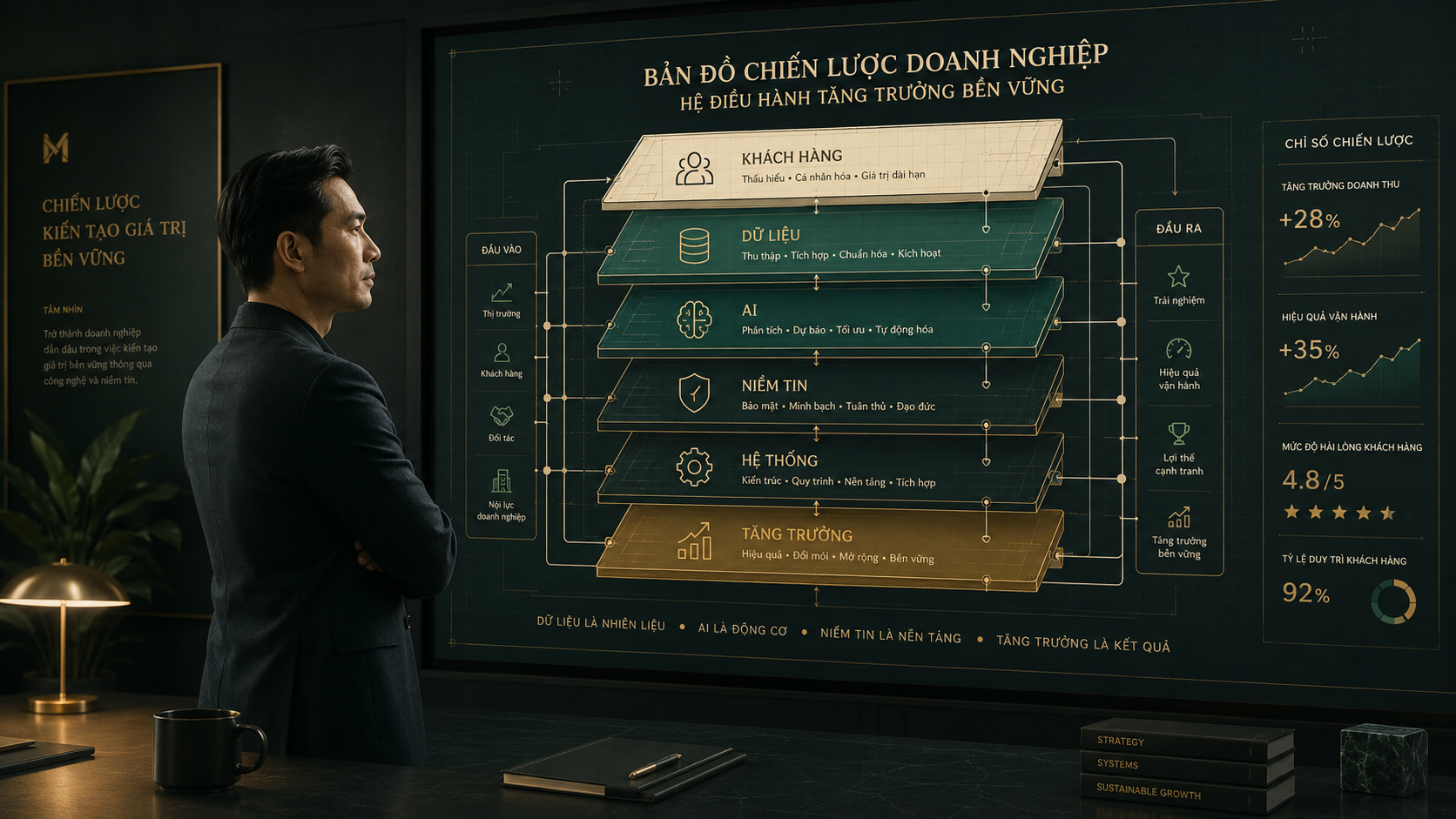 AI dữ liệu và niềm tin trong tái cấu trúc doanh nghiệp